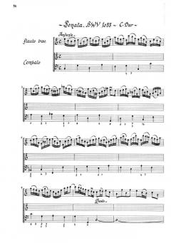 7 Flötensonaten von Johann Sebastian Bach im Alle Noten Shop kaufen