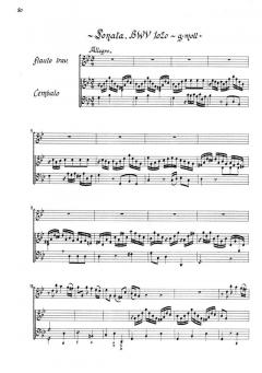 7 Flötensonaten von Johann Sebastian Bach im Alle Noten Shop kaufen