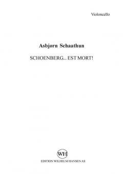 Schoenberg... est mort! von Asbjorn Schaathun 