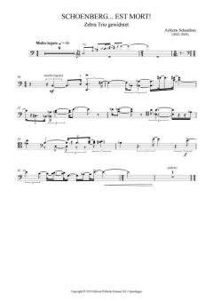 Schoenberg... est mort! von Asbjorn Schaathun 