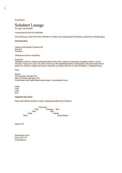 Schubert Lounge von Eivind Buene 