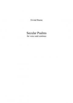 Secular Psalms von Eivind Buene 