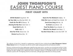 John Thompson's Piano Course: First Chart Hits 