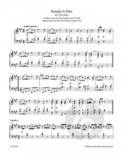 Sonate A-Dur KV 331 (300i) von Wolfgang Amadeus Mozart 