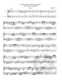 12 Duetti ed un capriccio concertanti - Band 1 (Duetto 1-7) von Luigi Savi 