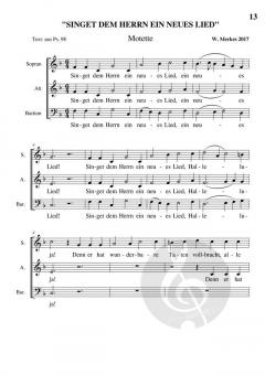 25 Motetten von Wolfgang Merkes 