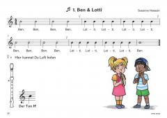 Blockflöte lernen mit Lotti & Ben! von Susanne Hossain im Alle Noten Shop kaufen