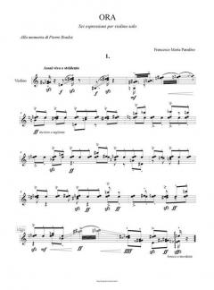 ORA von Francesco Maria Paradiso 