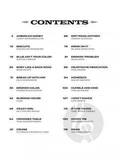 Country Sheet Music 2010-2019 