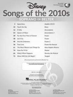 Disney Songs of the 2010s: Soprano or Belter 