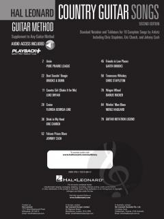 Country Guitar Songs - 2nd Edition 