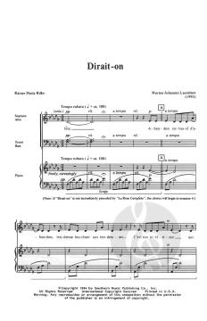 Dirait-On von Morten Lauridsen 