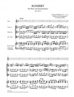 Concerto C-Dur op. 7,12 von Tomaso Giovanni Albinoni 