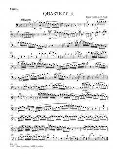 Quartett d-Moll op. 40,2 von Franz Danzi 