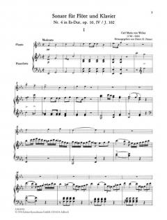6 Sonaten op. 10 2 (Nr.4-6) von Carl Maria von Weber 