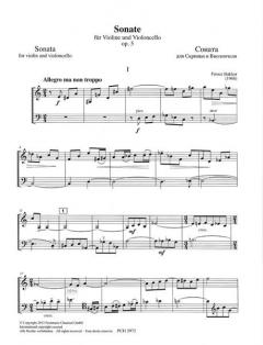 Sonate op. 5 von Firouz Bakhor 