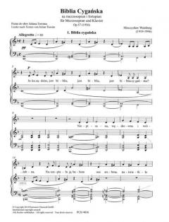 Zigeunerbibel op. 57 von Mieczyslaw Weinberg 