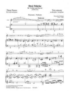3 Stücke von Mieczyslaw Weinberg 