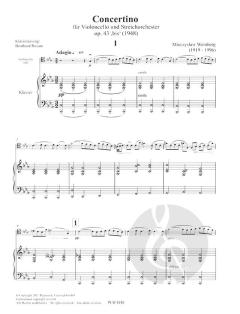 Concertino op. 43 bis (1948) von Mieczyslaw Weinberg 