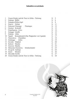 W.-D. Hörle, Unsere Kinder und die Tiere in Afrika - Liederheft 