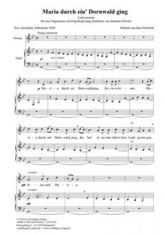 Maria durch ein' Dornwald ging 