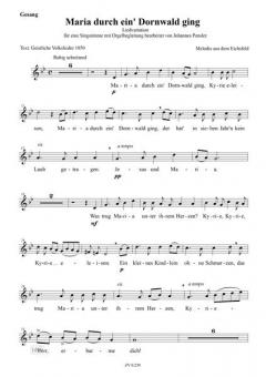 Maria durch ein' Dornwald ging 