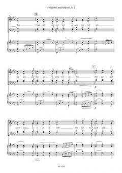 Freudvoll und leidvoll - für gem Chor und Klavier Chorpartitur 