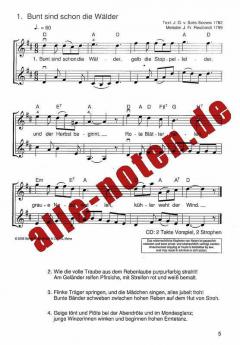 Die schönsten Herbst- und Winterlieder 