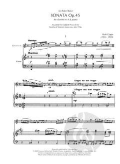 Clarinet Sonata op. 45 von Ruth Gipps 