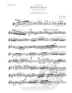 Clarinet Sonata op. 45 von Ruth Gipps 