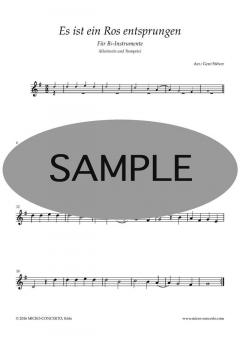 Weihnachtslieder für Bb-Instrumente (Download) 