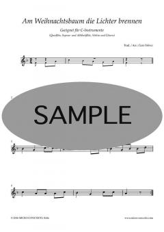 Weihnachtslieder für C-Instrumente (Download) 