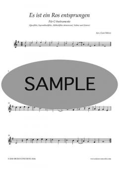 Weihnachtslieder für C-Instrumente (Download) 