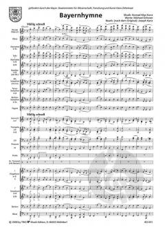 Bayernhymne von Konrad Max Kunz 