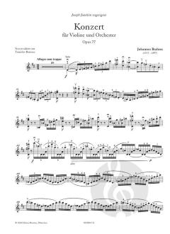 Konzert D-Dur op. 77 von Johannes Brahms 