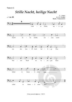 Stille Nacht, heilige Nacht von Franz Xaver Gruber (Download) 