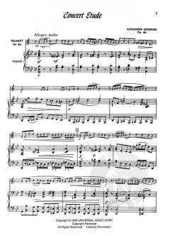 Concert Etude Op. 49 von Alexander Goedicke 