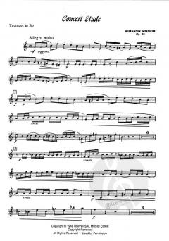 Concert Etude Op. 49 von Alexander Goedicke 