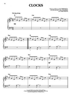 The Best Of Coldplay Easy Piano 