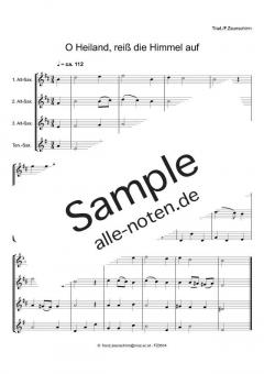 O Heiland, reiß die Himmel auf 