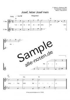 Josef, lieber Josef mein 