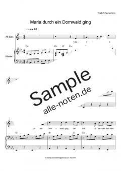 Maria durch ein Dornwald ging 