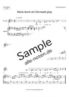 Maria durch ein Dornwald ging (Download) 