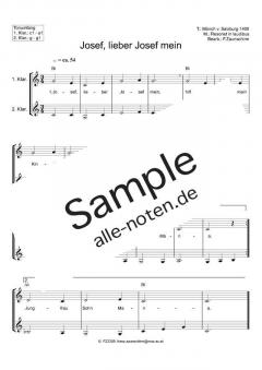 Josef, lieber Josef mein (Download) 