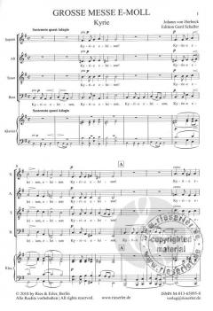 Grosse Messe von Herbeck,Johann Ritter vonSchaller,Gerd 