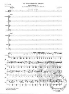 Das Kommunistische Manifest Kantate op. 82 von Erwin Schulhoff 