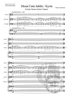Missa Cum Jubilo von Kessel,Silvius von 