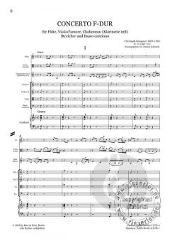 Concerto F-Dur GWV 327 von Christoph Graupner 