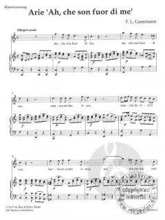 Ausgewählte Arien von Florian Leopold Gassmann 