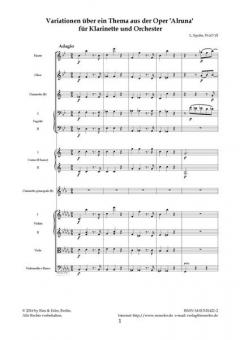 Variationen über ein Theama aus der Oper Alruna WoO 15 von Louis Spohr 